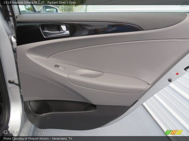 Radiant Silver / Gray 2014 Hyundai Sonata SE 2.0T