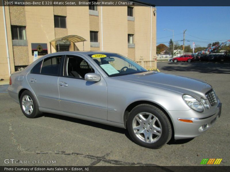 Brilliant Silver Metallic / Charcoal 2005 Mercedes-Benz E 320 4Matic Sedan