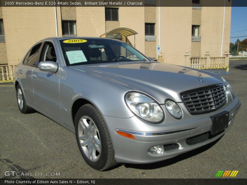 Brilliant Silver Metallic / Charcoal 2005 Mercedes-Benz E 320 4Matic Sedan