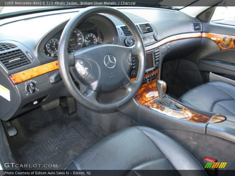Brilliant Silver Metallic / Charcoal 2005 Mercedes-Benz E 320 4Matic Sedan