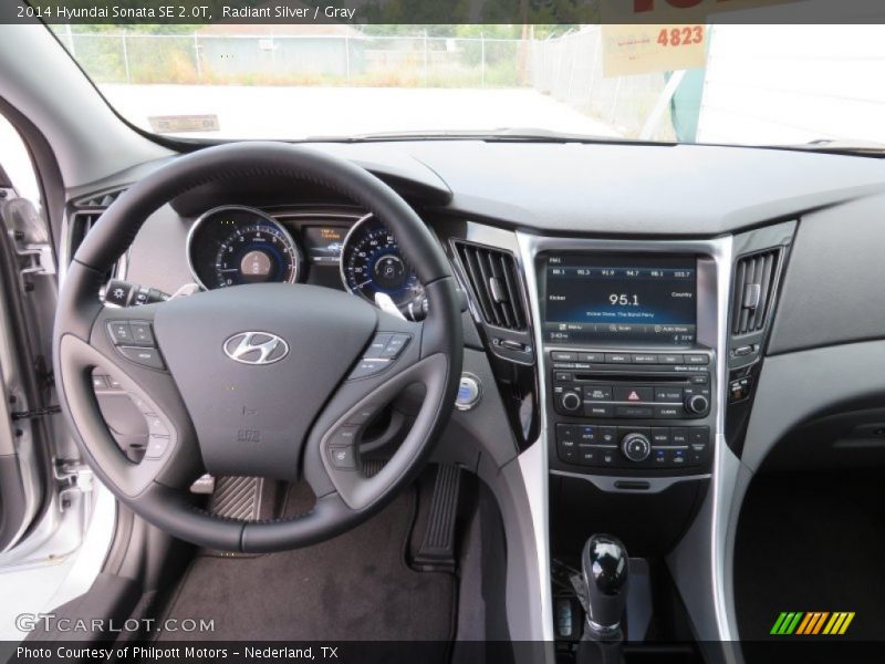 Radiant Silver / Gray 2014 Hyundai Sonata SE 2.0T