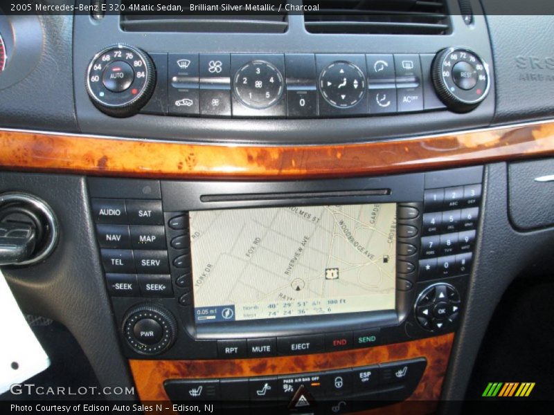 Brilliant Silver Metallic / Charcoal 2005 Mercedes-Benz E 320 4Matic Sedan