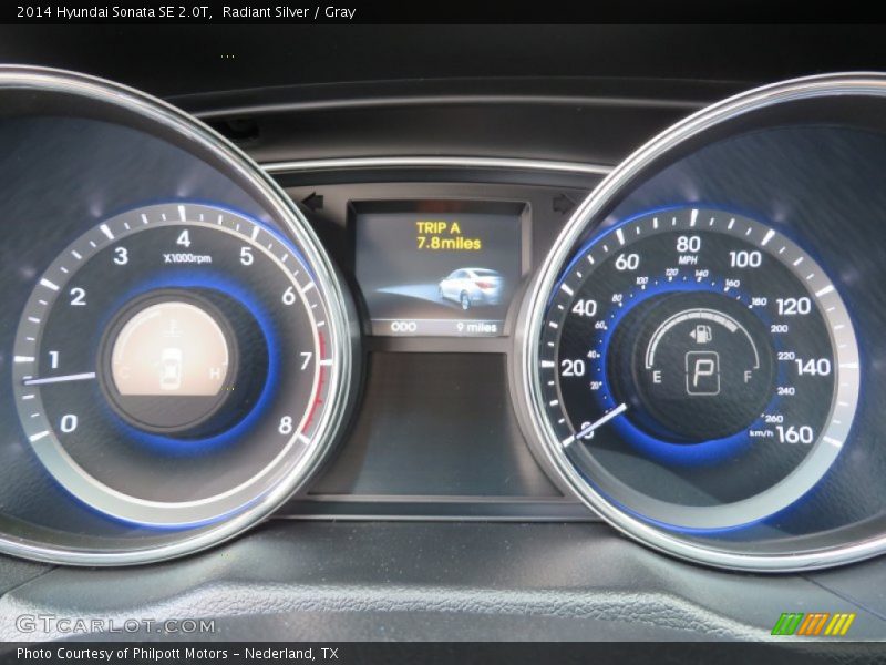 Radiant Silver / Gray 2014 Hyundai Sonata SE 2.0T
