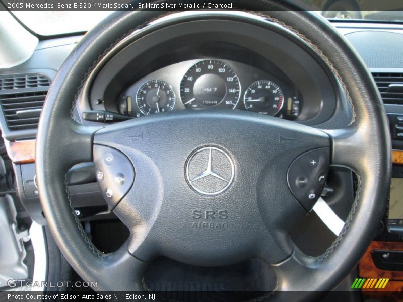 Brilliant Silver Metallic / Charcoal 2005 Mercedes-Benz E 320 4Matic Sedan