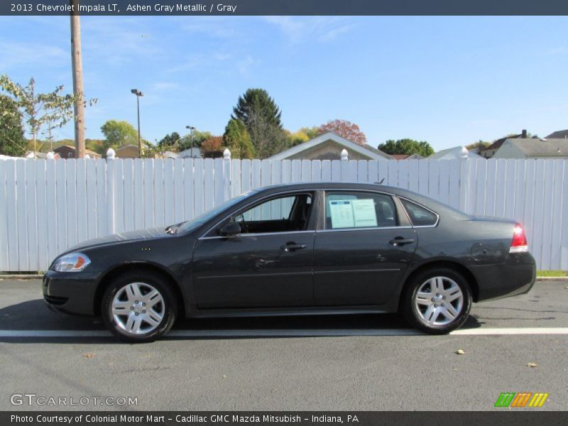 Ashen Gray Metallic / Gray 2013 Chevrolet Impala LT