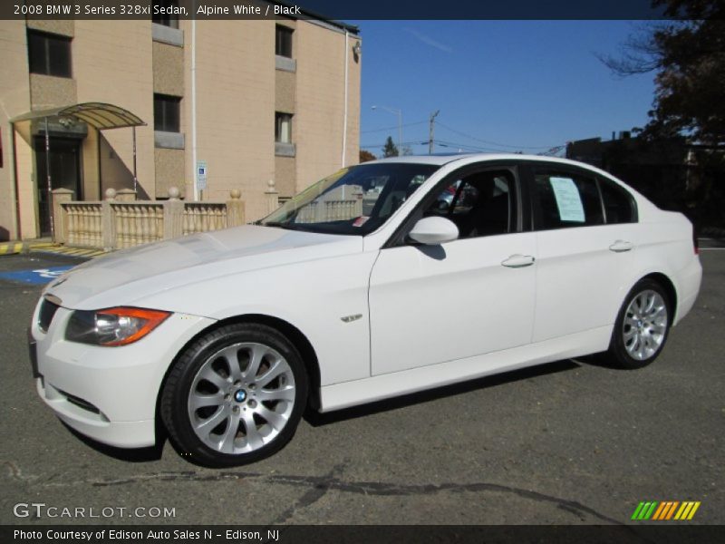 Alpine White / Black 2008 BMW 3 Series 328xi Sedan