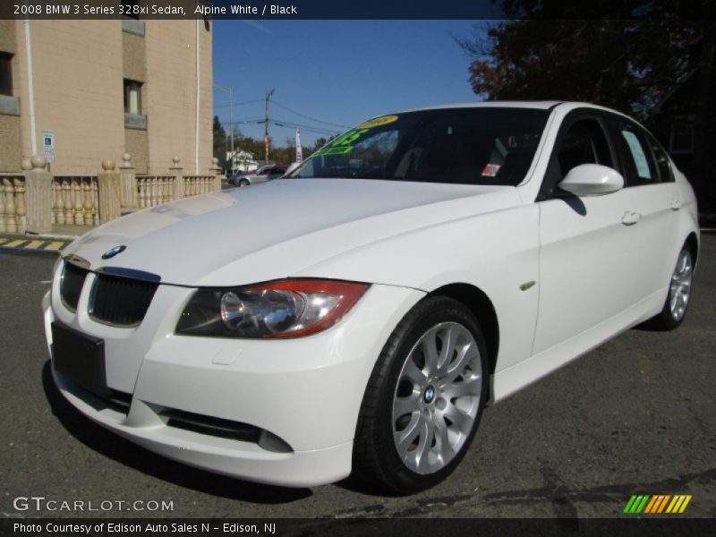 Alpine White / Black 2008 BMW 3 Series 328xi Sedan