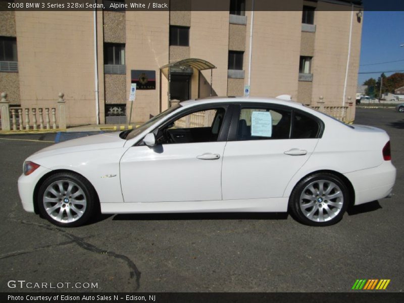 Alpine White / Black 2008 BMW 3 Series 328xi Sedan