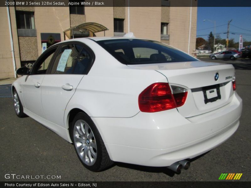 Alpine White / Black 2008 BMW 3 Series 328xi Sedan