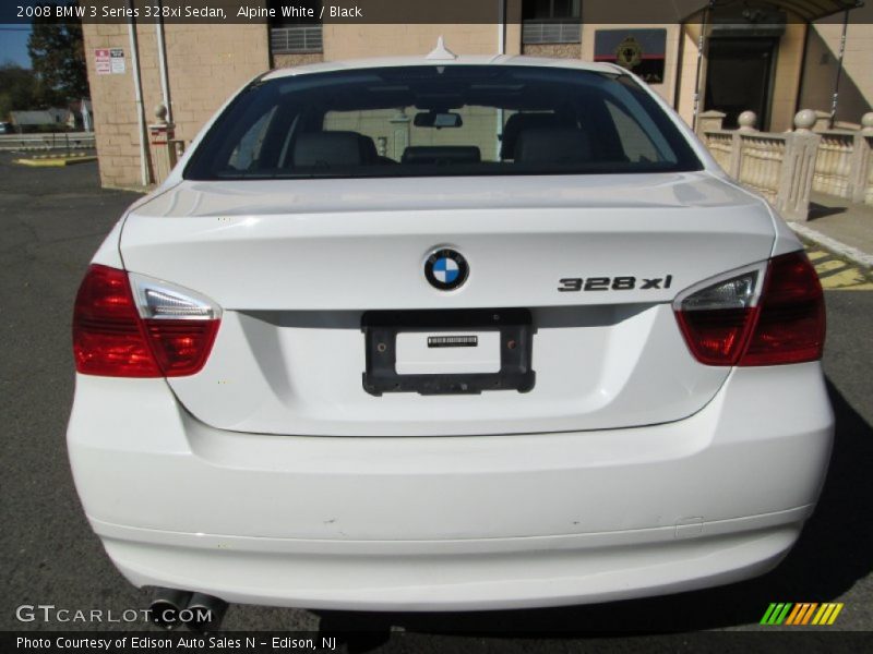 Alpine White / Black 2008 BMW 3 Series 328xi Sedan