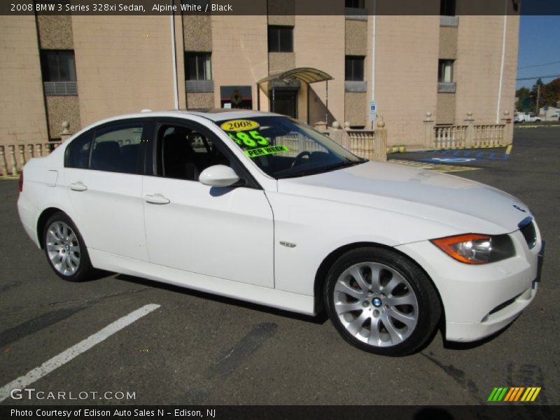 Alpine White / Black 2008 BMW 3 Series 328xi Sedan