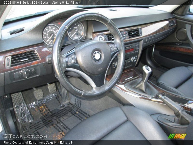 Alpine White / Black 2008 BMW 3 Series 328xi Sedan