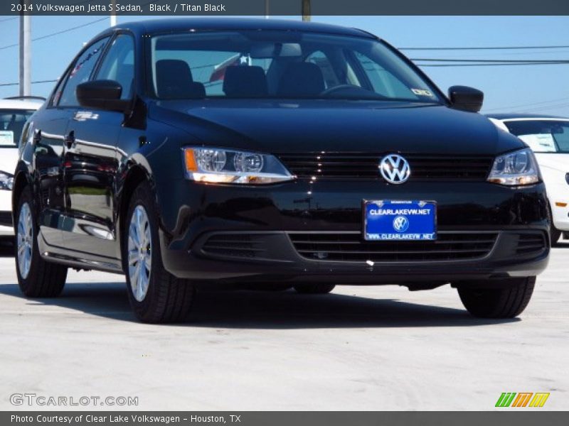 Black / Titan Black 2014 Volkswagen Jetta S Sedan