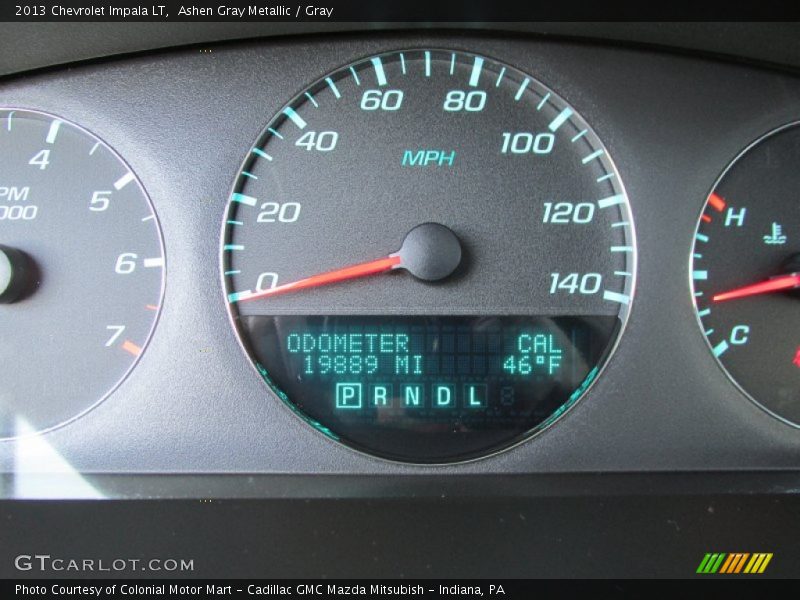 Ashen Gray Metallic / Gray 2013 Chevrolet Impala LT