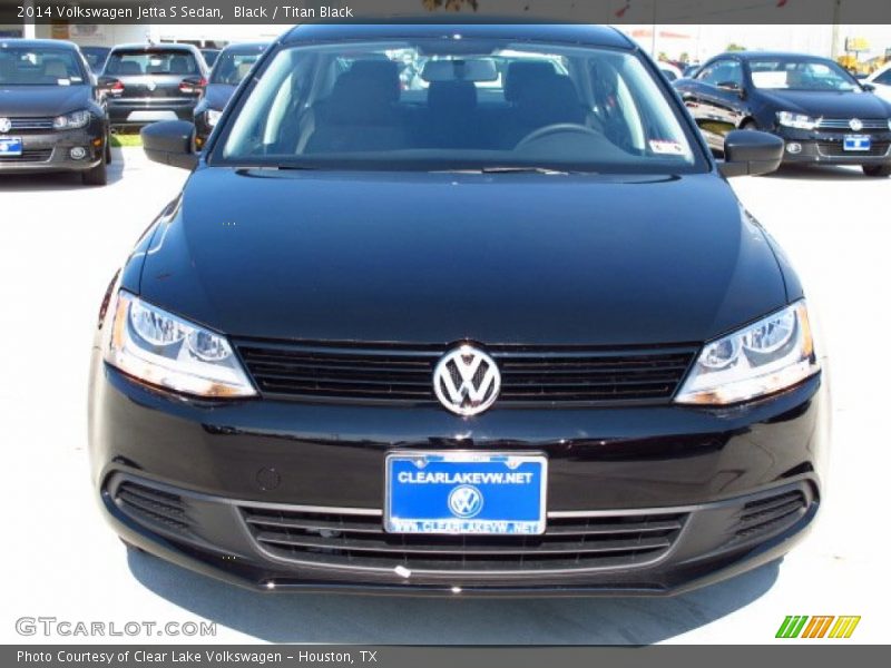 Black / Titan Black 2014 Volkswagen Jetta S Sedan