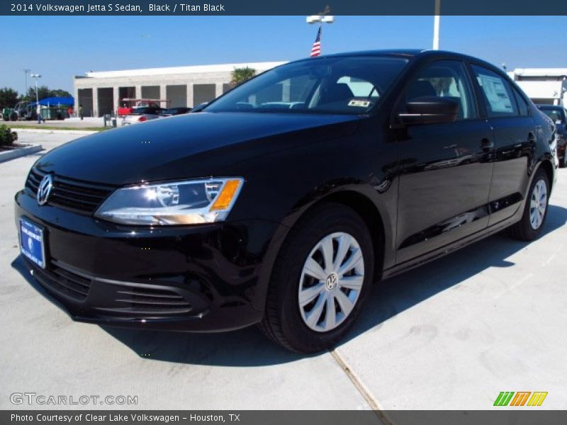 Black / Titan Black 2014 Volkswagen Jetta S Sedan