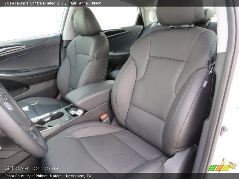 Front Seat of 2014 Sonata Limited 2.0T