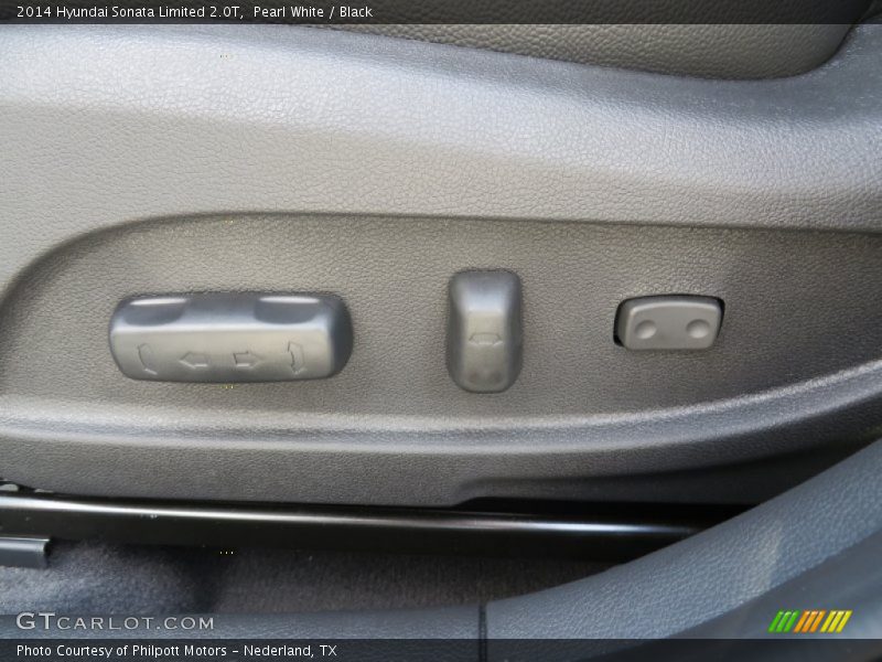 Pearl White / Black 2014 Hyundai Sonata Limited 2.0T