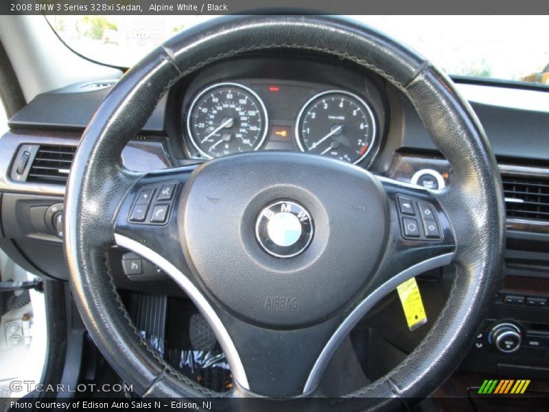 Alpine White / Black 2008 BMW 3 Series 328xi Sedan