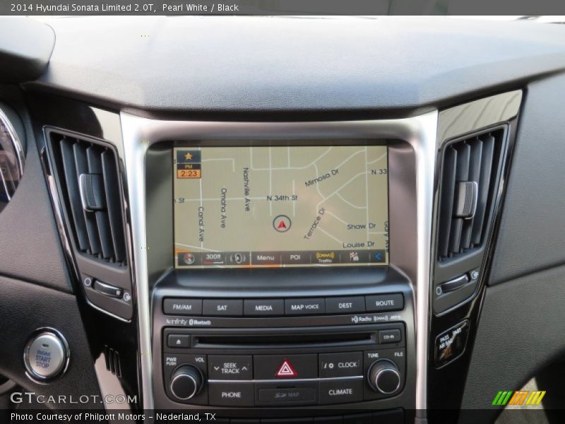 Navigation of 2014 Sonata Limited 2.0T