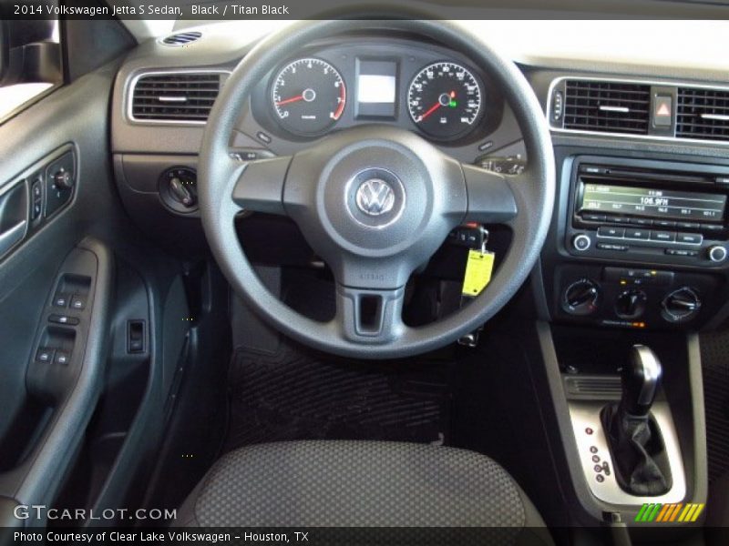 Black / Titan Black 2014 Volkswagen Jetta S Sedan