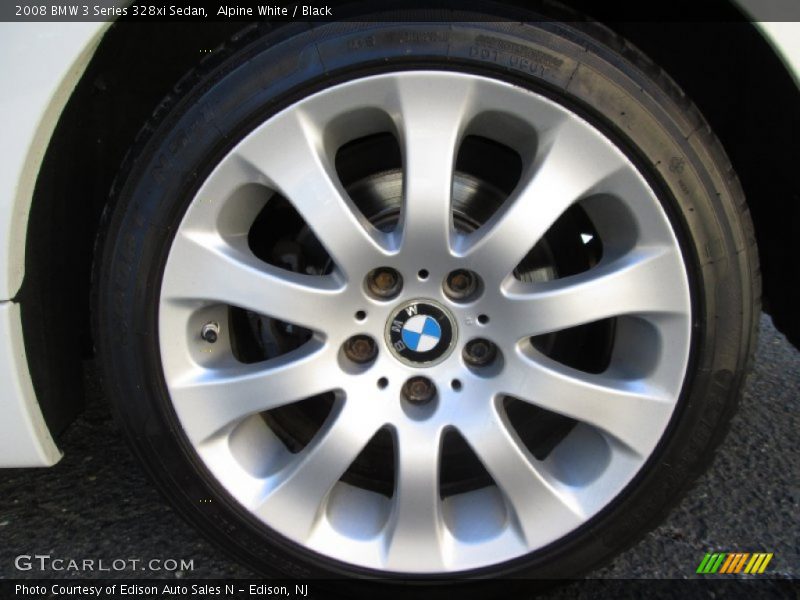 Alpine White / Black 2008 BMW 3 Series 328xi Sedan