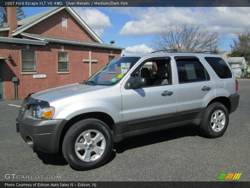 Silver Metallic / Medium/Dark Flint 2007 Ford Escape XLT V6 4WD