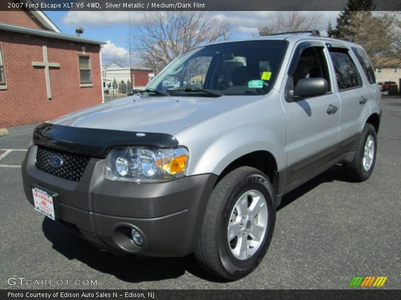 Silver Metallic / Medium/Dark Flint 2007 Ford Escape XLT V6 4WD