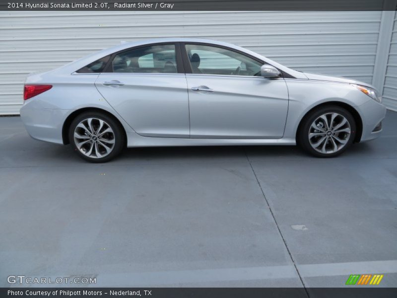 Radiant Silver / Gray 2014 Hyundai Sonata Limited 2.0T