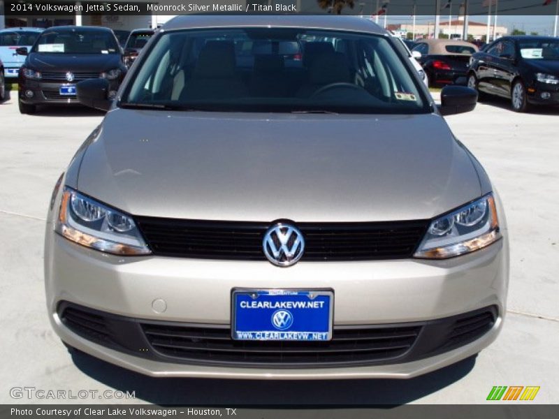 Moonrock Silver Metallic / Titan Black 2014 Volkswagen Jetta S Sedan