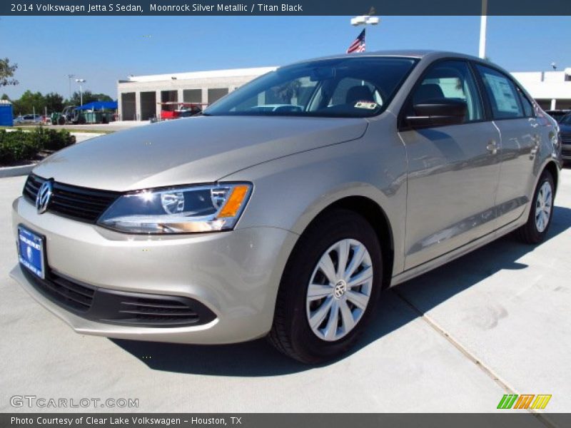 Moonrock Silver Metallic / Titan Black 2014 Volkswagen Jetta S Sedan