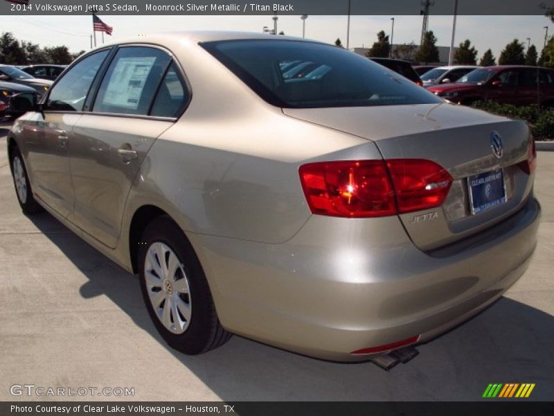 Moonrock Silver Metallic / Titan Black 2014 Volkswagen Jetta S Sedan