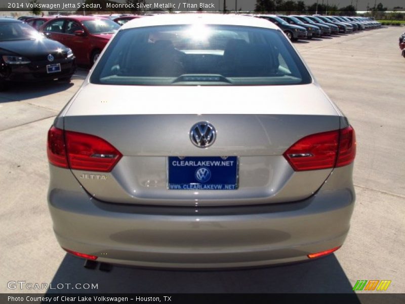 Moonrock Silver Metallic / Titan Black 2014 Volkswagen Jetta S Sedan