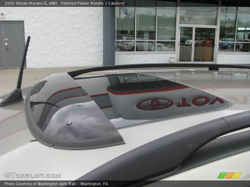 Polished Pewter Metallic / Cabernet 2003 Nissan Murano SL AWD