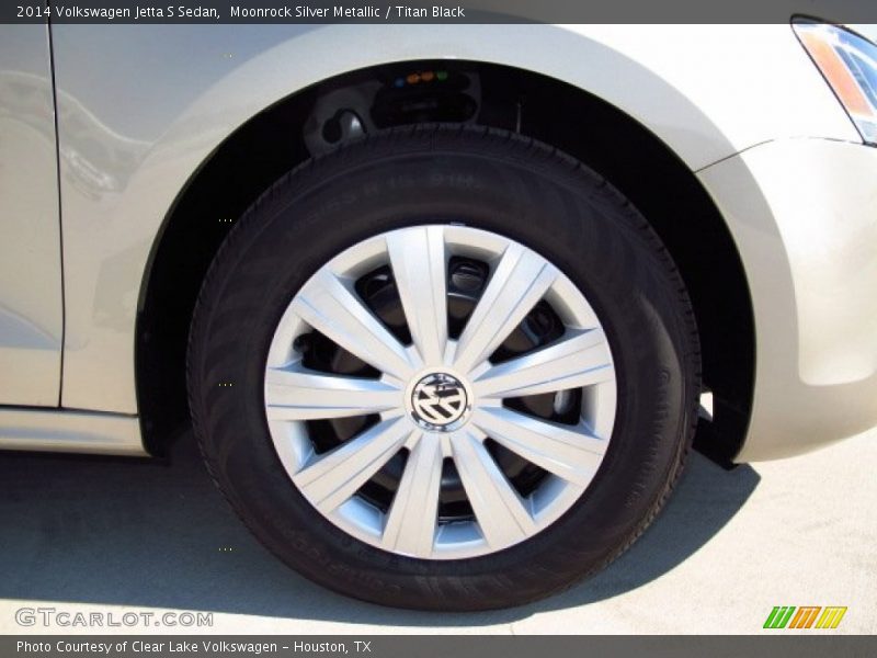 Moonrock Silver Metallic / Titan Black 2014 Volkswagen Jetta S Sedan