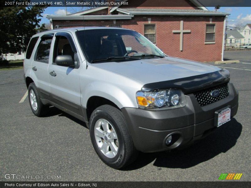 Silver Metallic / Medium/Dark Flint 2007 Ford Escape XLT V6 4WD