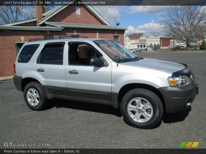 Silver Metallic / Medium/Dark Flint 2007 Ford Escape XLT V6 4WD