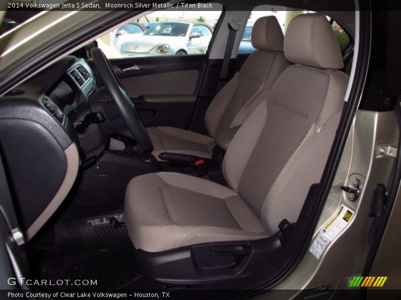 Moonrock Silver Metallic / Titan Black 2014 Volkswagen Jetta S Sedan