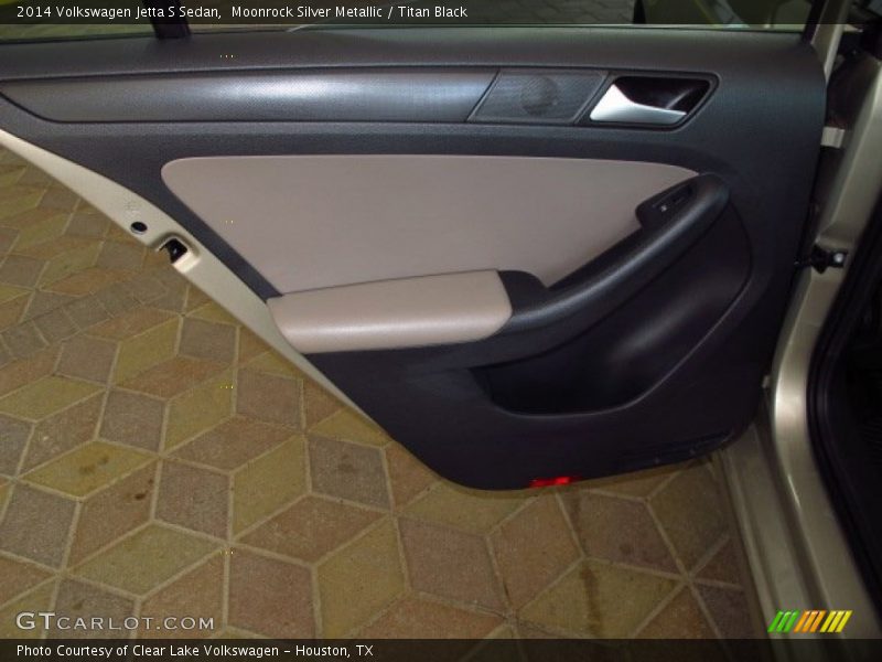 Moonrock Silver Metallic / Titan Black 2014 Volkswagen Jetta S Sedan