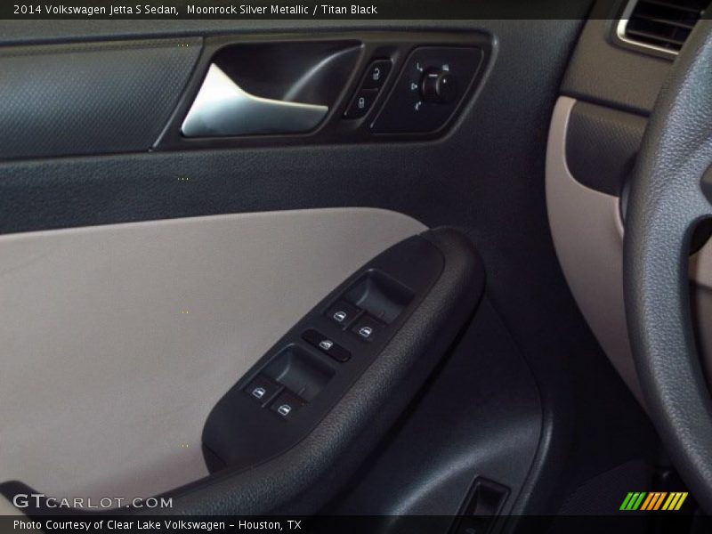 Moonrock Silver Metallic / Titan Black 2014 Volkswagen Jetta S Sedan