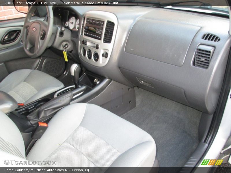 Silver Metallic / Medium/Dark Flint 2007 Ford Escape XLT V6 4WD