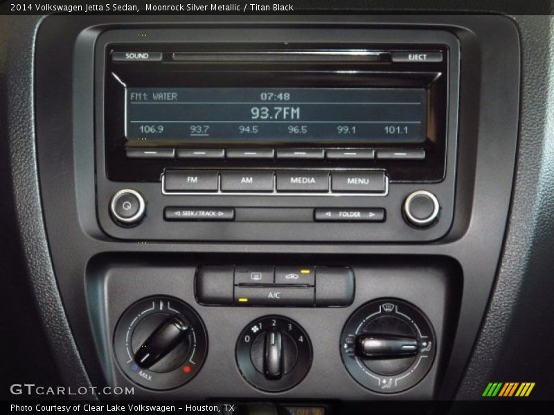 Moonrock Silver Metallic / Titan Black 2014 Volkswagen Jetta S Sedan