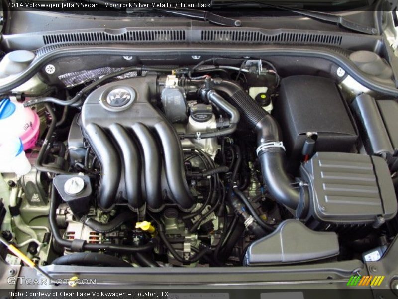 Moonrock Silver Metallic / Titan Black 2014 Volkswagen Jetta S Sedan