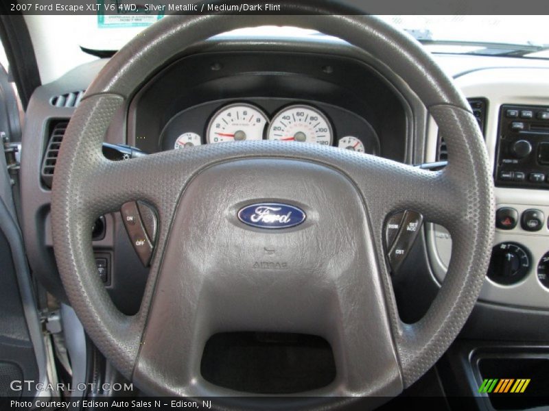 Silver Metallic / Medium/Dark Flint 2007 Ford Escape XLT V6 4WD