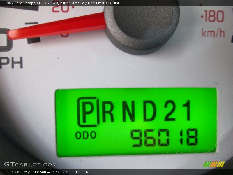 Silver Metallic / Medium/Dark Flint 2007 Ford Escape XLT V6 4WD