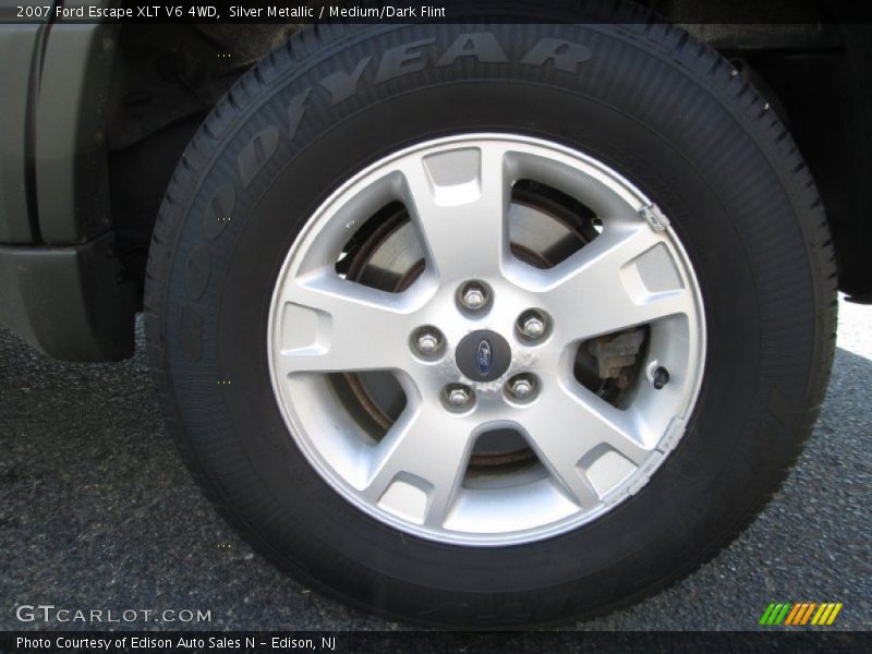 Silver Metallic / Medium/Dark Flint 2007 Ford Escape XLT V6 4WD