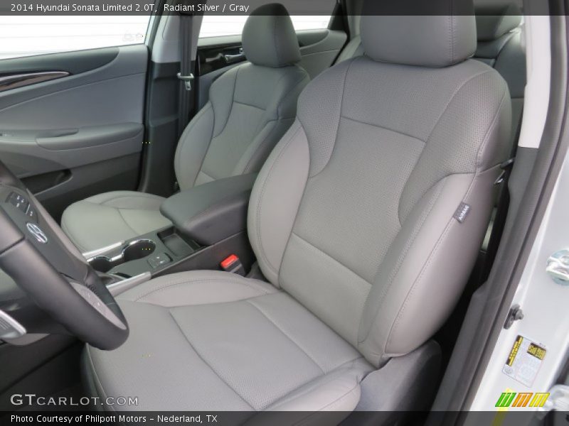 Radiant Silver / Gray 2014 Hyundai Sonata Limited 2.0T