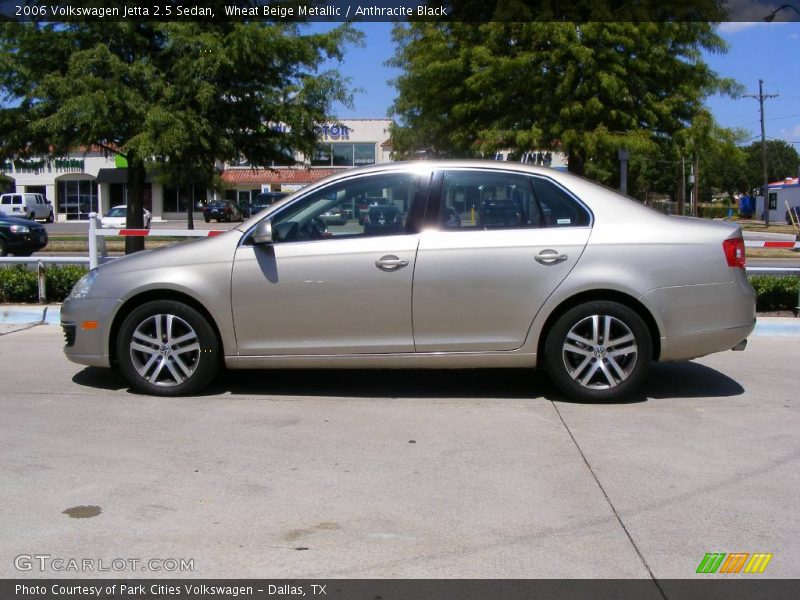 Wheat Beige Metallic / Anthracite Black 2006 Volkswagen Jetta 2.5 Sedan