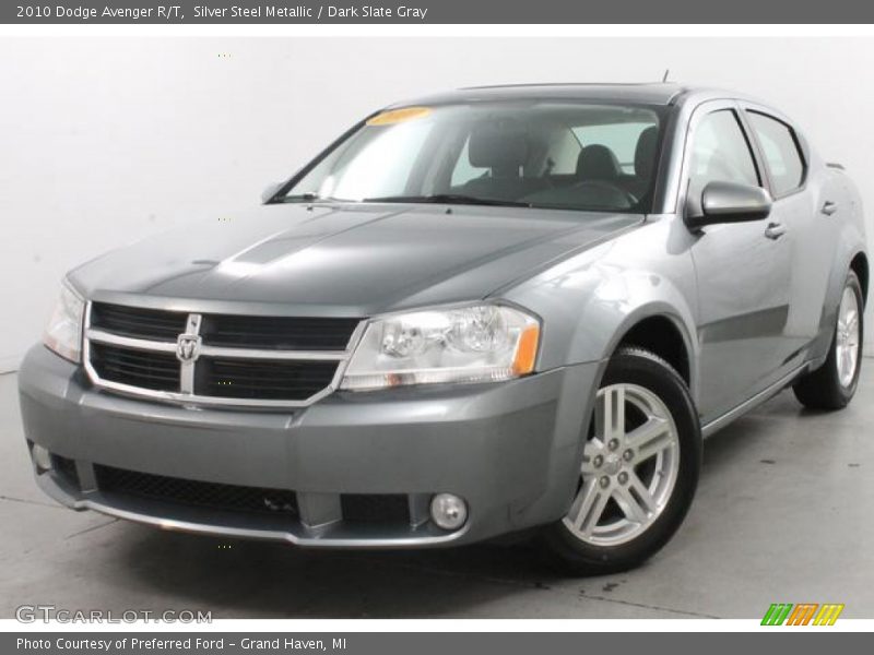 Silver Steel Metallic / Dark Slate Gray 2010 Dodge Avenger R/T