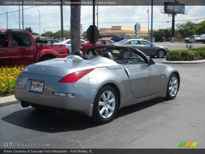 Silverstone Metallic / Carbon Black 2004 Nissan 350Z Enthusiast Roadster